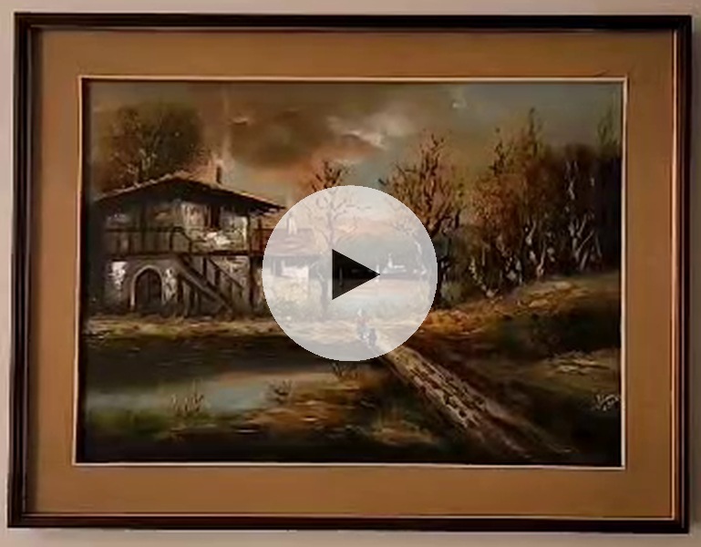 ArteDiAlina.com painting: Fall between the shadows
